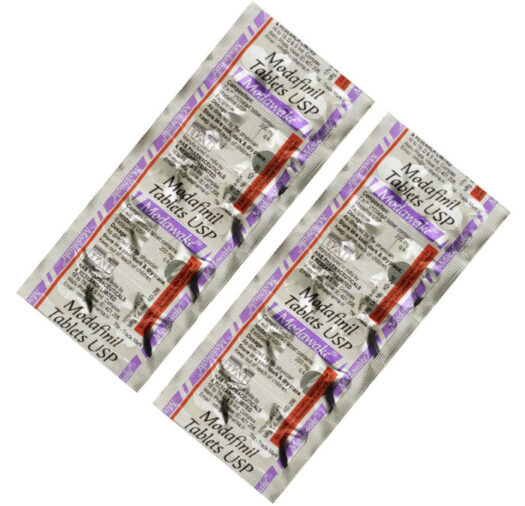 Modawake 200mg tablets packaging