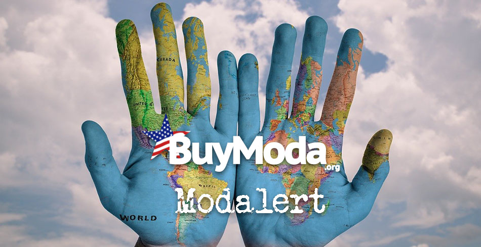 Buymoda Modalert | World map painted on two palms